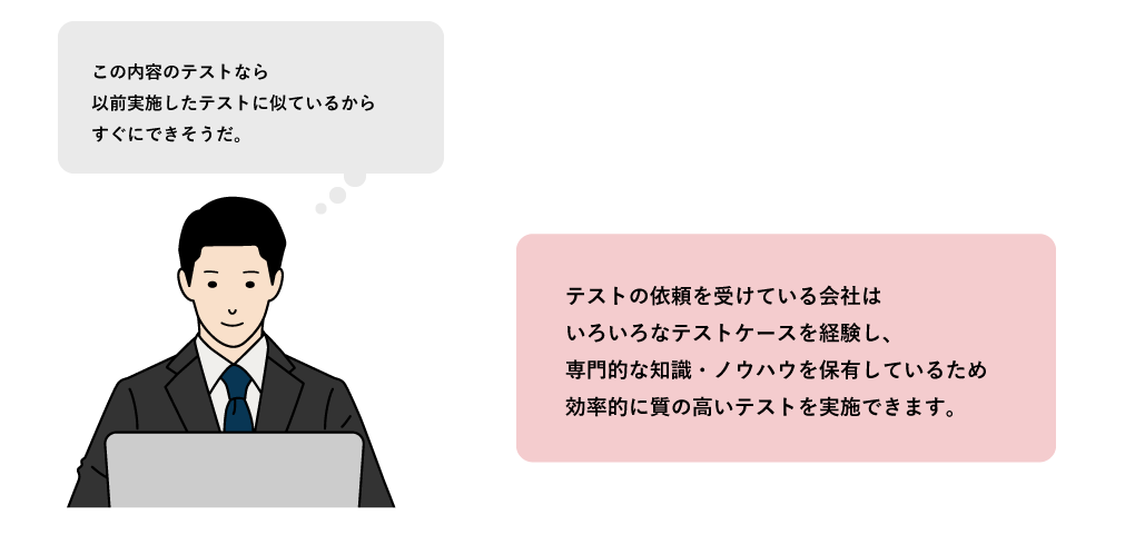 テストをアウトソースするメリット